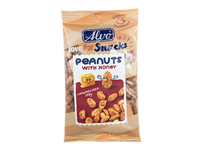 Karamelizuoti žemės riešutai su medum ALVO, 150 g