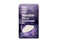 Ryžiai JASMINE WELL DONE, 400 g