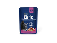 Konservai katėms BRIT PREMIUM Salmon&Trout, maišelyje, 100 g
