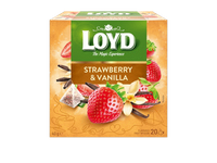 Vaisinė arbata LOYD, braškių ir vanilės skonio, 40 g