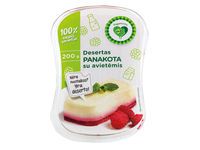 Desertas panakota su avietėmis, 200 g