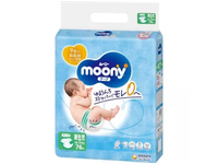 MOONY sauskelnės vaikams AIRFIT NB, 0-5 kg, 76 vnt.