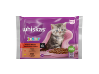 Kačių ėdalas WHISKAS CLASSIC JUNIOR, 4 x 85 g