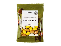 Migdolai baltame šokolade RIMI COLOR MIX,100g