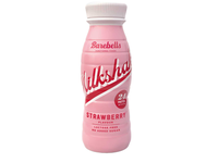 Braškių skonio baltyminis kokteilis BAREBELLS, 330ml