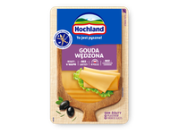 Fermentinis rūkytas sūris HOCHLAND Gouda, brandintas, riekelėmis,55% RSM, 135 g