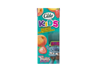 Persikų ir braškių skonio sulčių gėrimas CIDO KIDS, 200 ml