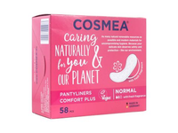 COSMEA PANTYLINERS COMFORT PLUS higieniniai įklotai (58 vnt.)