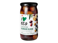 Maišytos ekol. alyvuogės I LOVE ECO, 370/215g