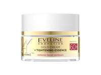 EVELINE 24K GOLD VITAMIN C + TIGHTENING ESSENCE 60+ veido kremas, 50 ml